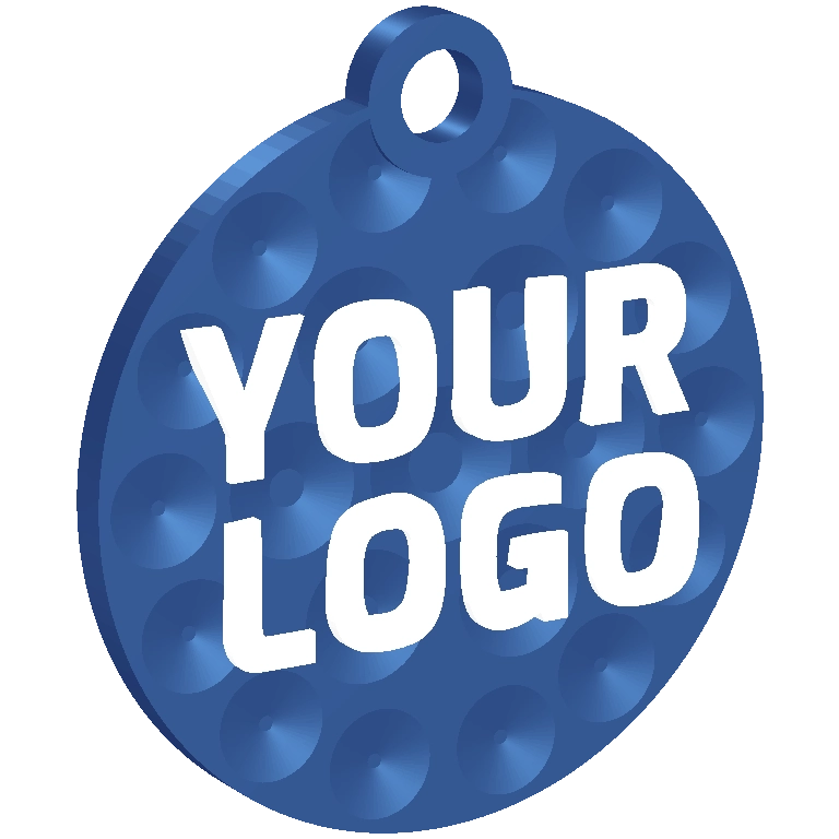 3D Printed – Golf Ball Marker – Keychain Business Card