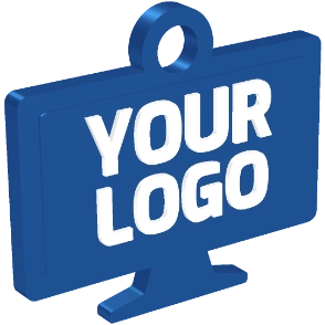 3D Printed Monitor - Keychain Business Card