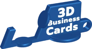 3D Printed - Mini-Phone Stand - Keychain Business Card