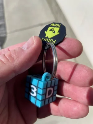 3D Printed Canadian Loonie - Shopping Cart - Keychain Business Card