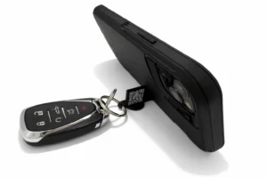 3D Printed - Mini-Phone Stand - Keychain Business Card